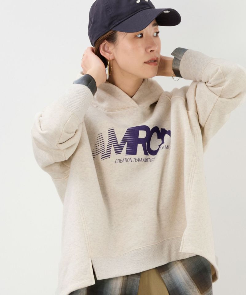 30%off]15th ANNIVERSARY 【AMERICANA×MICA&DEAL】ロゴフードパーカー