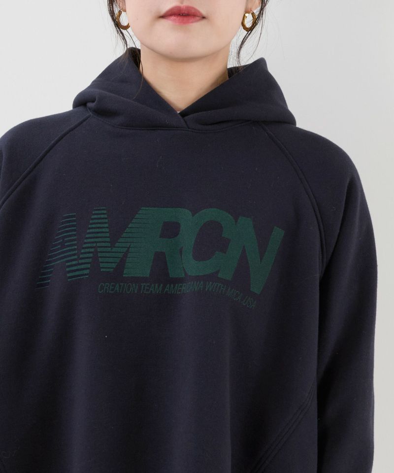 30%off]15th ANNIVERSARY 【AMERICANA×MICA&DEAL】ロゴフードパーカー