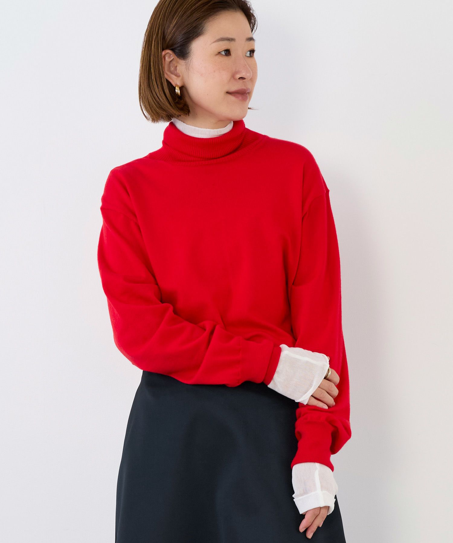 50%off]16Gタートルネックプルオーバー/0125408316 | MICA&DEAL ONLINE