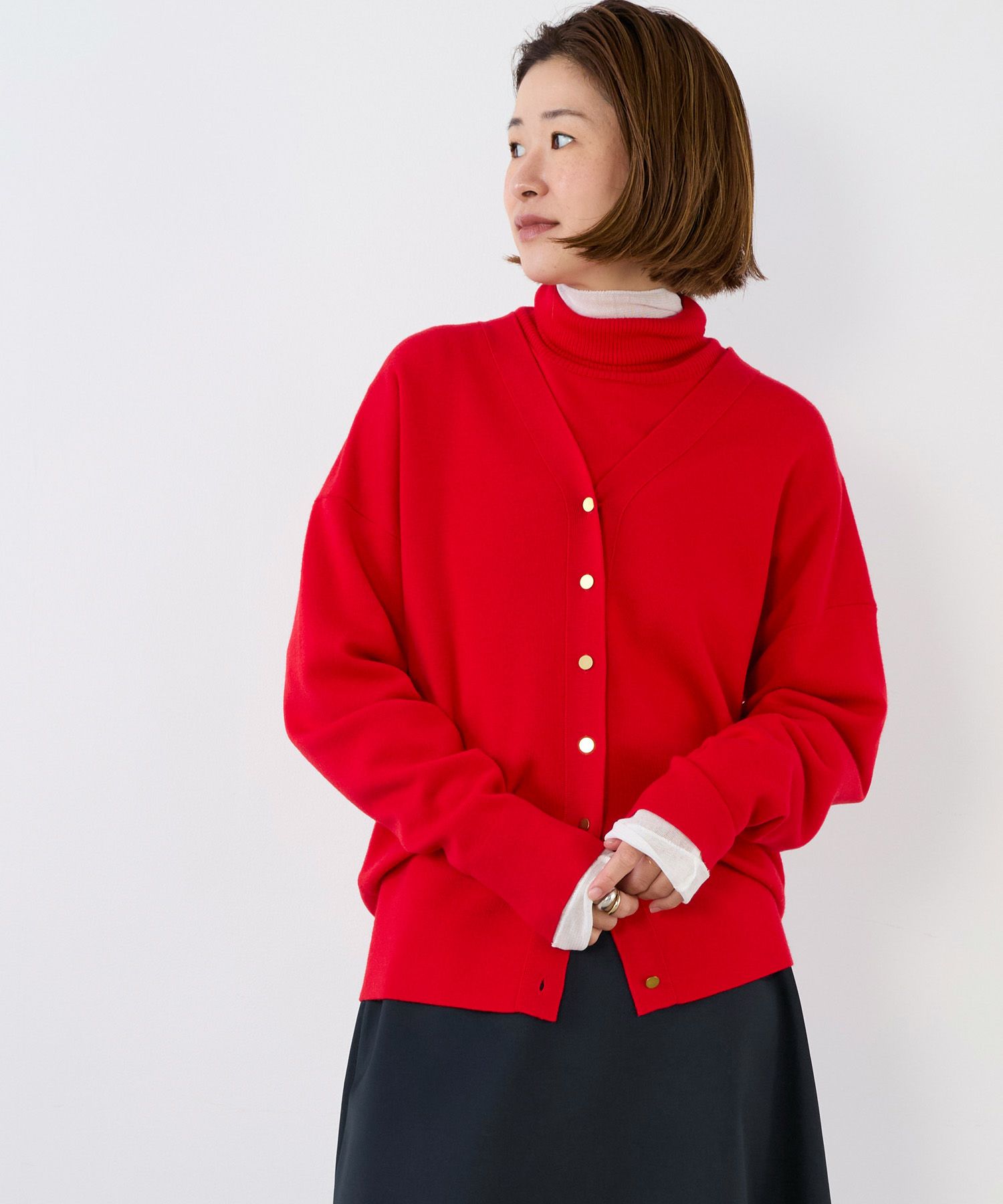 50%off]16Gタートルネックプルオーバー/0125408316 | MICA&DEAL ONLINE