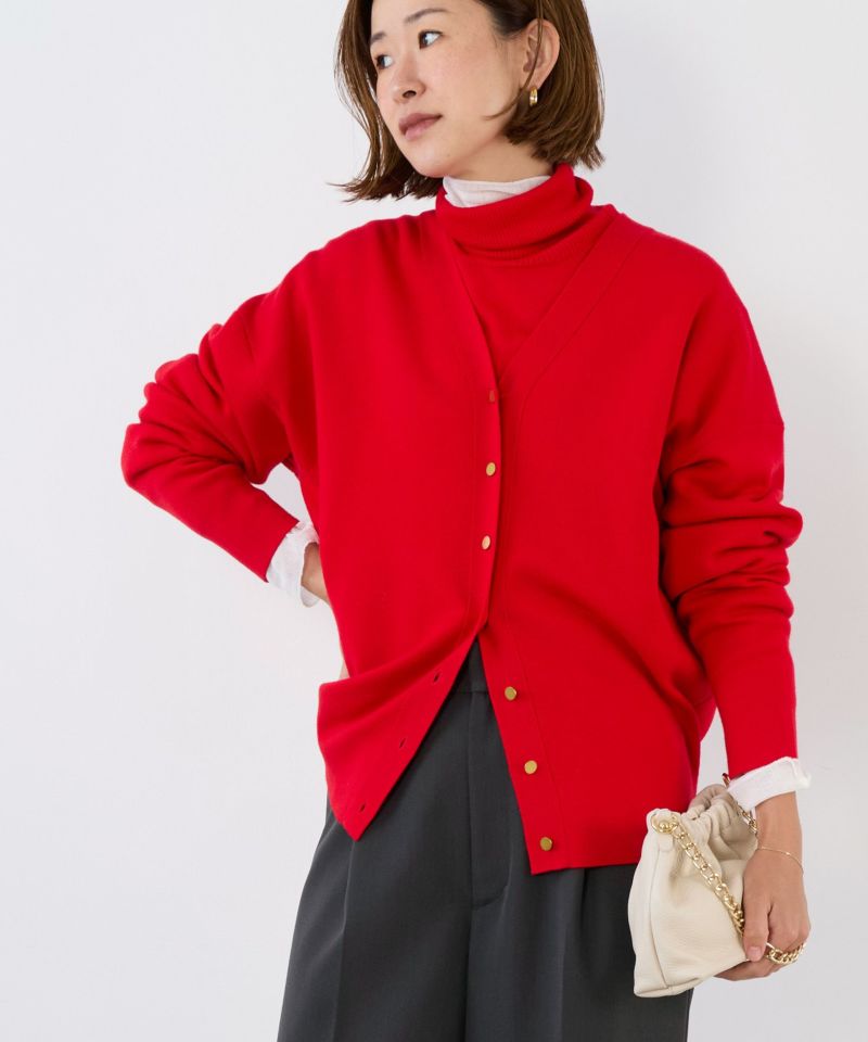 Vネックスムースカーディガン/0125408317 | MICA&DEAL ONLINE STORE