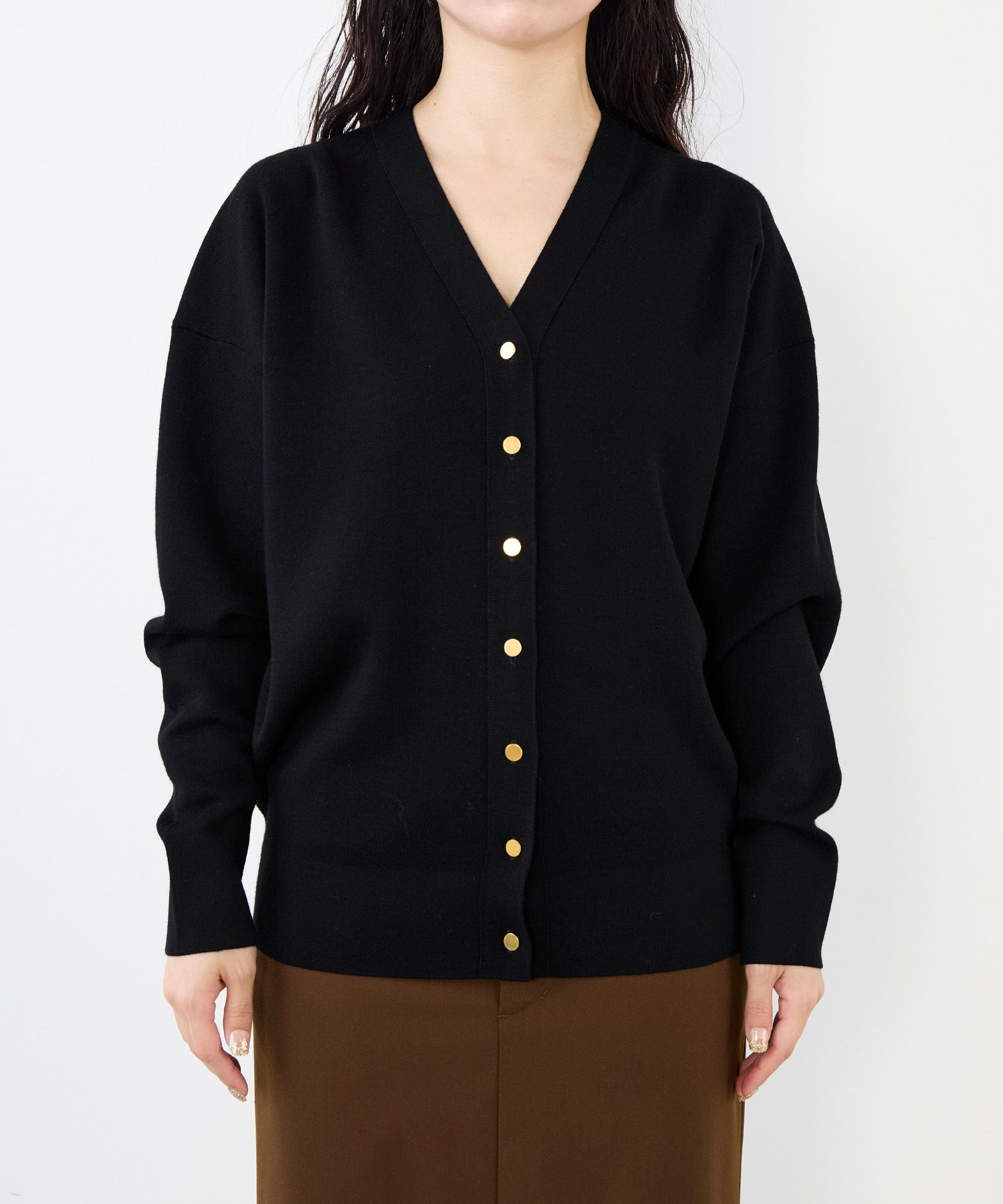 Vネックスムースカーディガン/0125408317 | MICA&DEAL ONLINE STORE