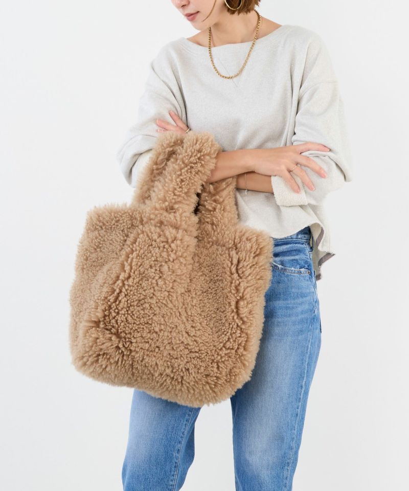 Lisa Conte リサコンテ ムートンジャケット レザー LL イタリア製 Lisa