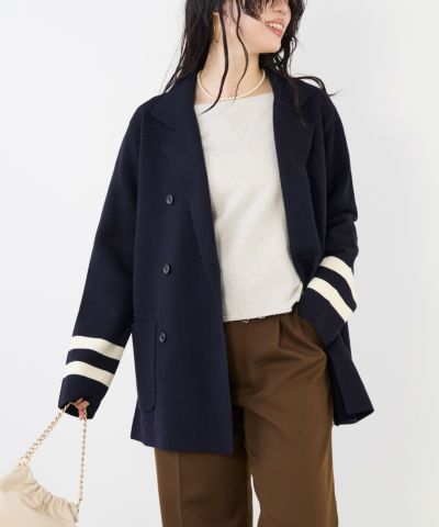 タイムセール⭐︎新品⭐︎MICA&DEAL ウールリバーコート　グレージュ 今年の毎日コートにおすすめ。2023FW新作コート4型