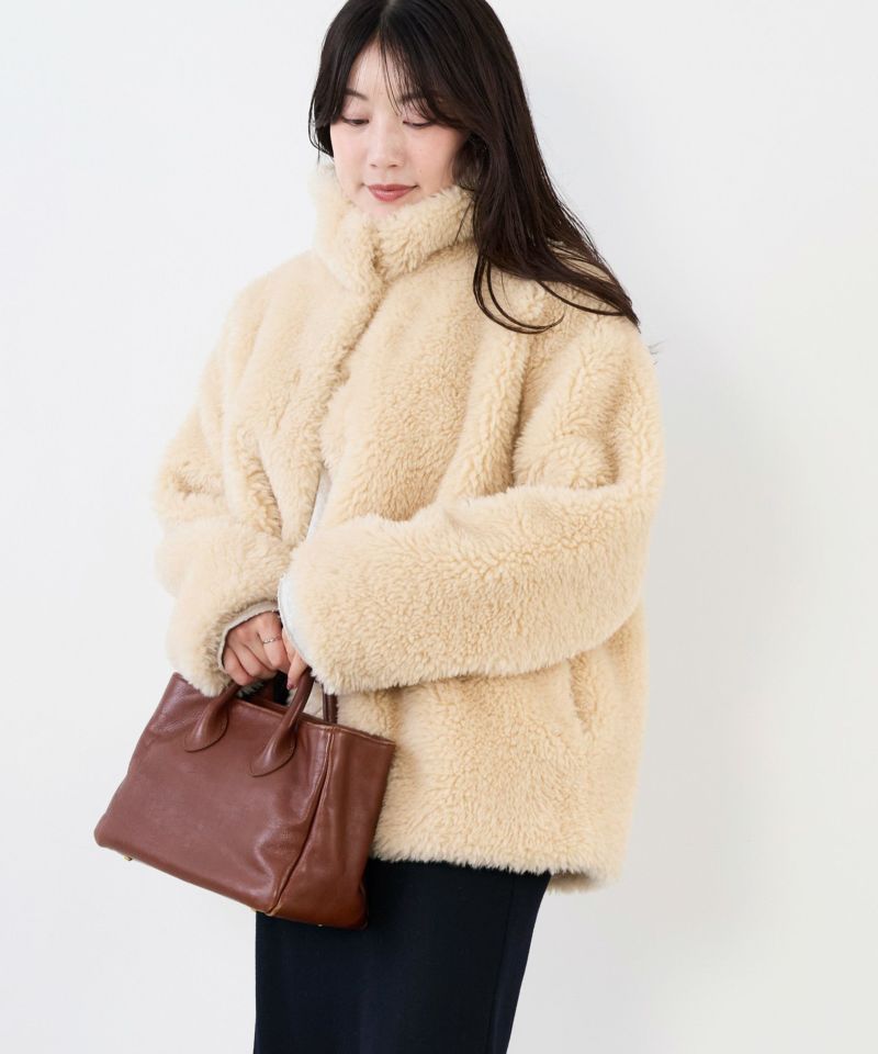 スタンドカラーボアブルゾン/0125406330 | MICA&DEAL ONLINE STORE