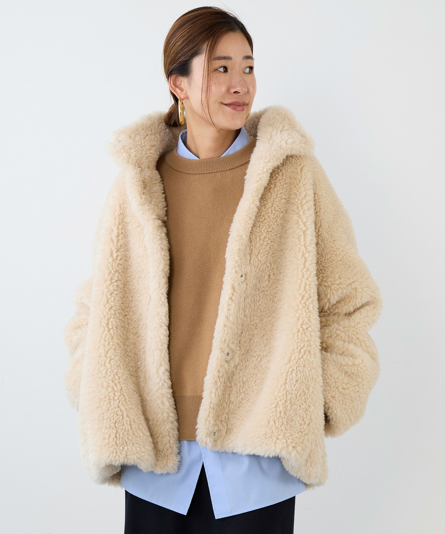 30%off]スタンドカラーボアブルゾン/0125406330 | MICA&DEAL ONLINE STORE