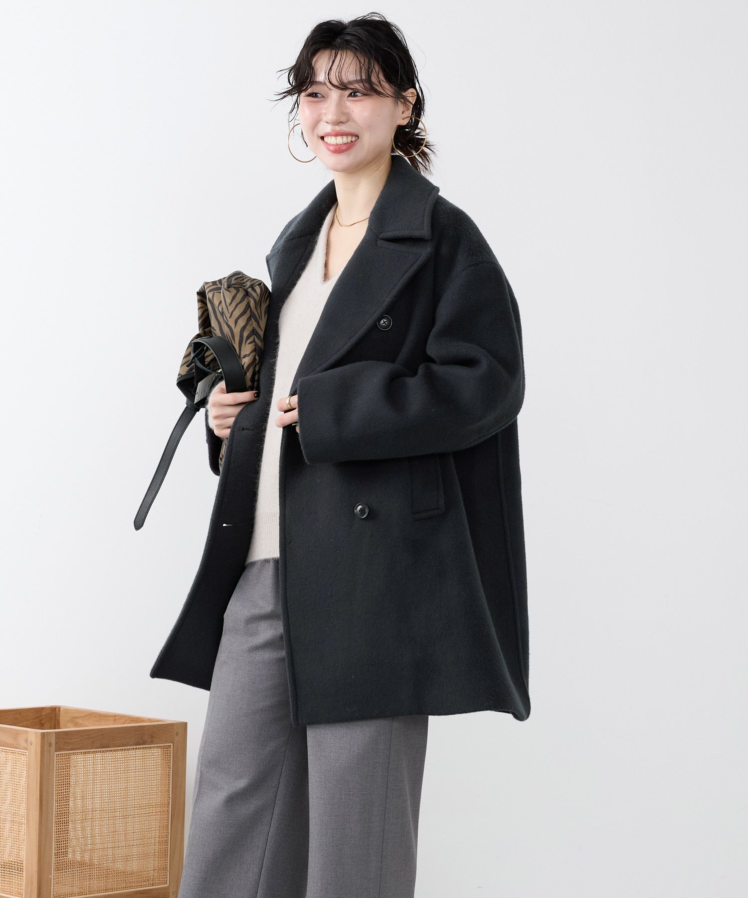 ウールピーコート/0125407312 | MICA&DEAL ONLINE STORE