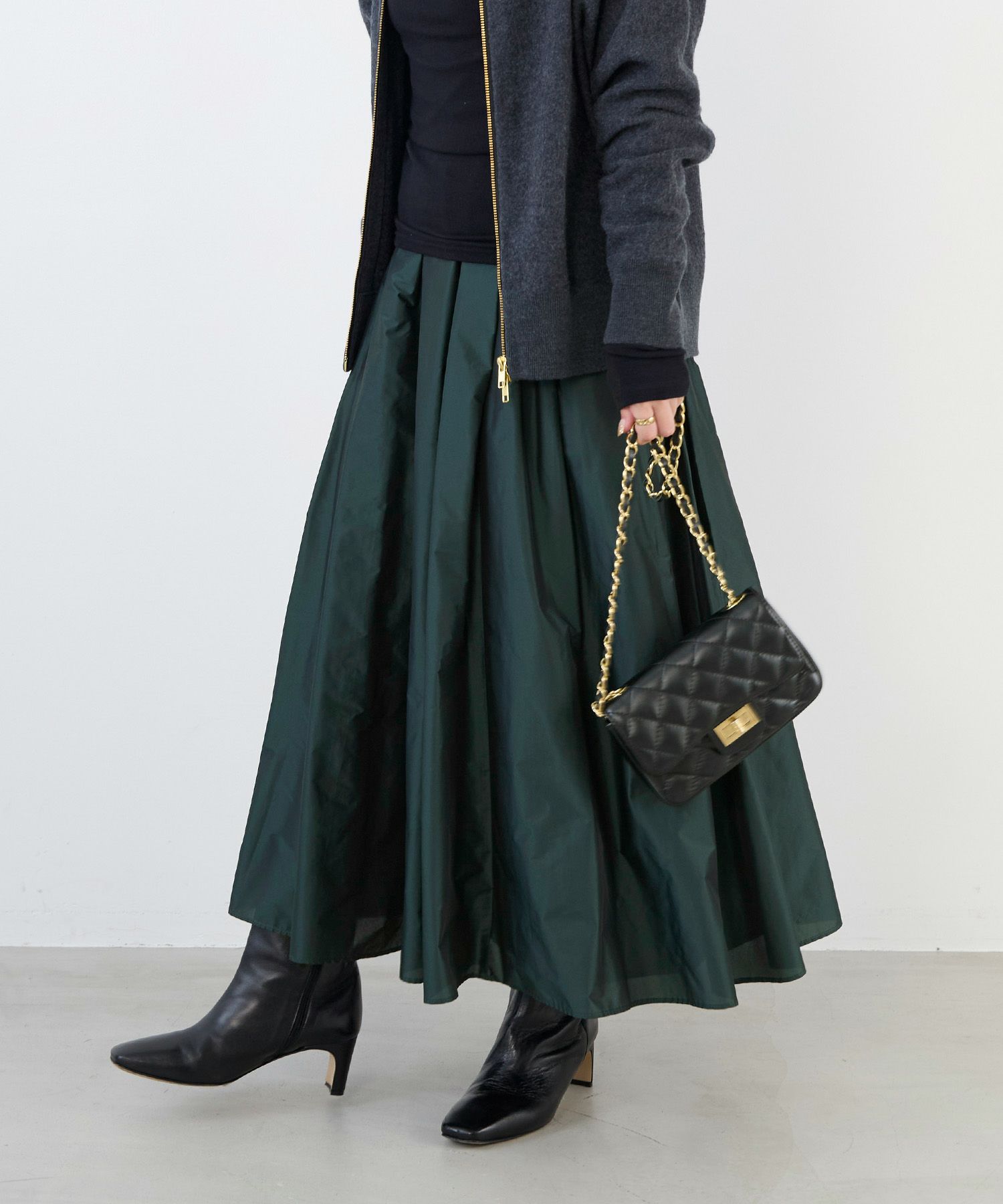 50%off]タックギャザーメモリースカート/0125402347 | MICA&DEAL