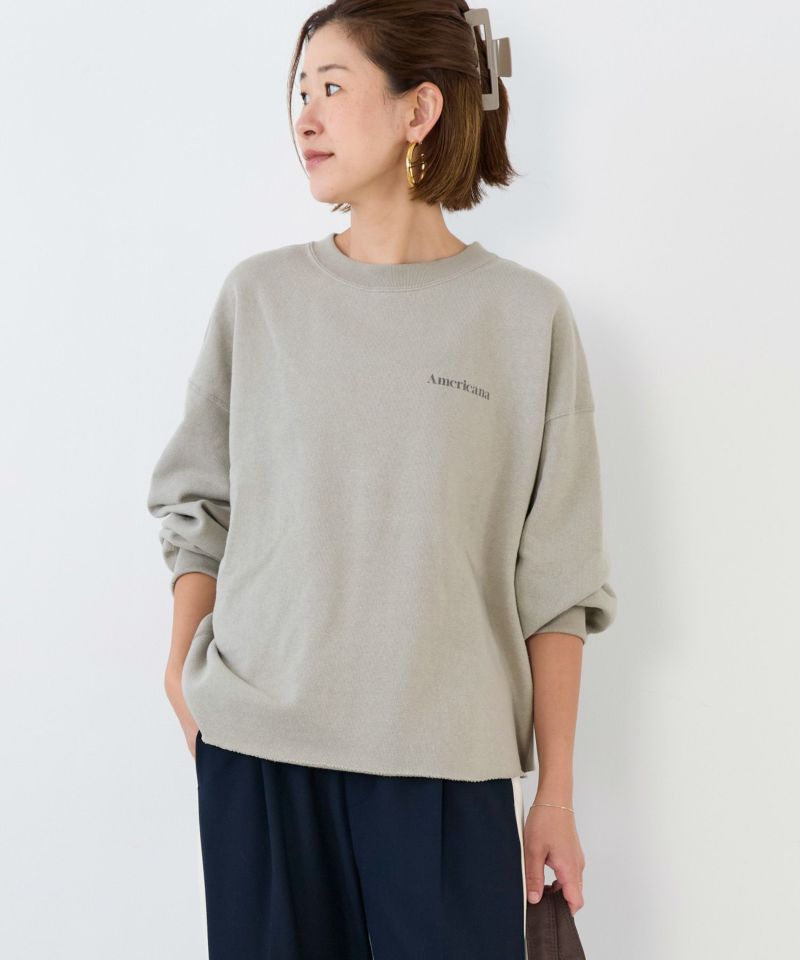 新品★L'Appartement 【AMERICANA】 カットオフスウェット Americana/アメリカーナ] 別注 カレッジプリント カットオフ