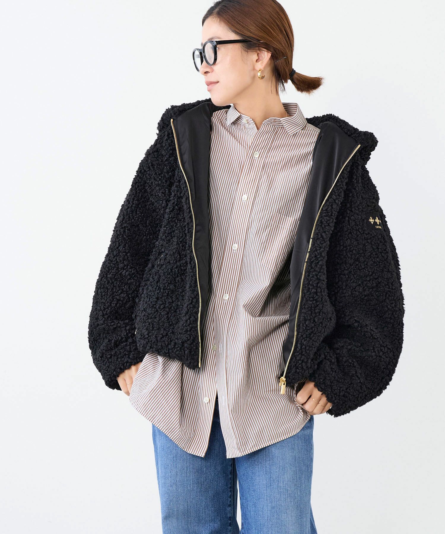 TATRAS】ボアフードブルゾン-IPAMA/0325306005 | MICA&DEAL ONLINE STORE