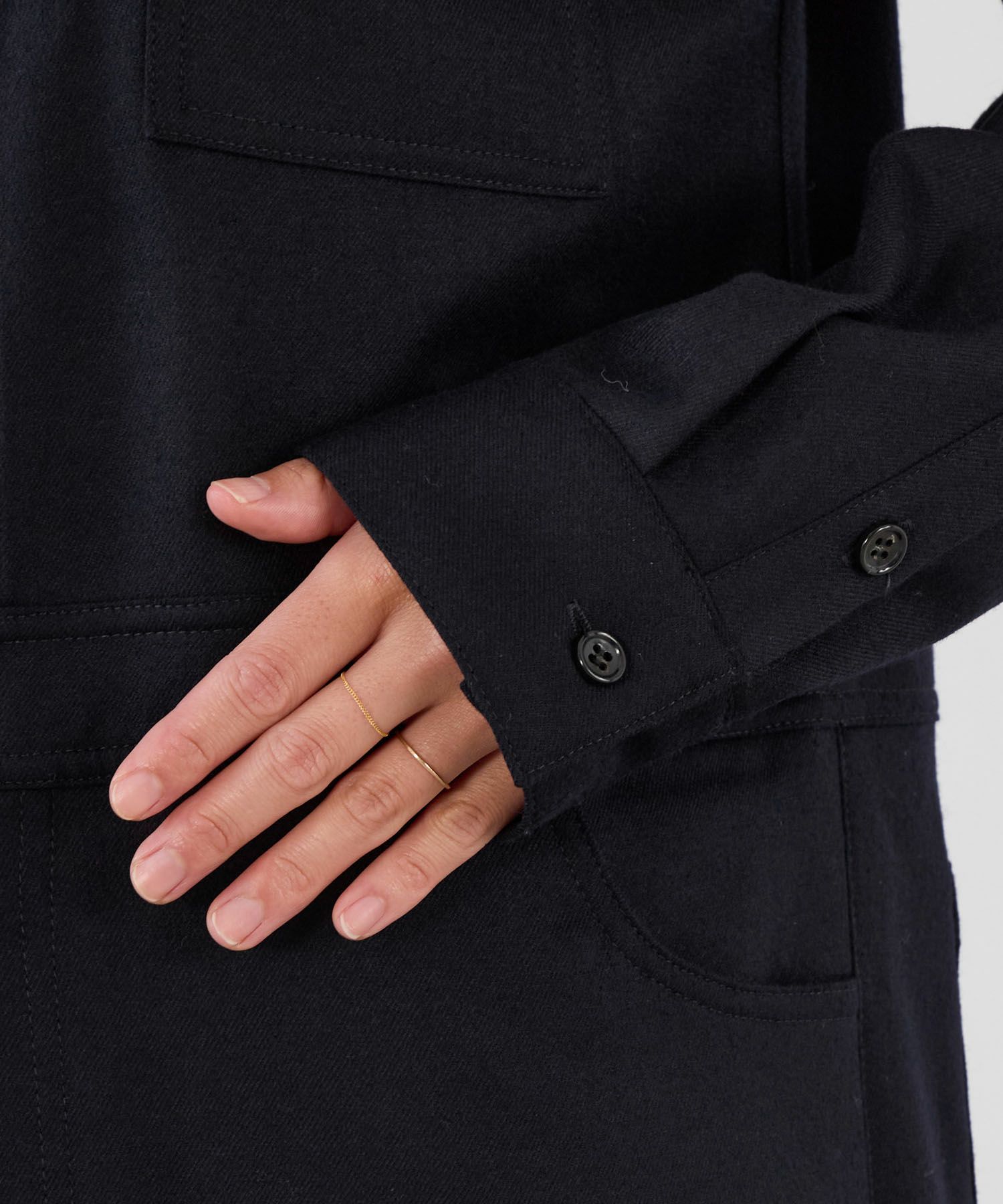 ウールサキソニージャンプワンピース/0125404353 | MICA&DEAL ONLINE STORE