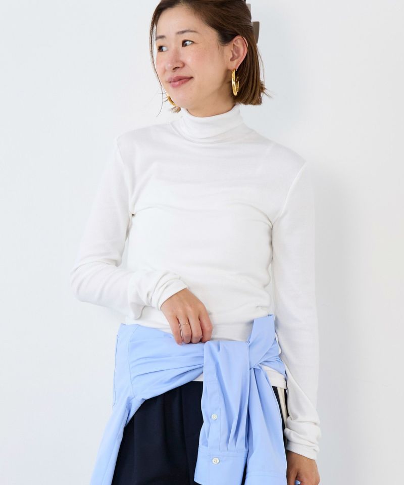 50%off]テレコタートルネックプルオーバー/012540933201 | MICA&DEAL