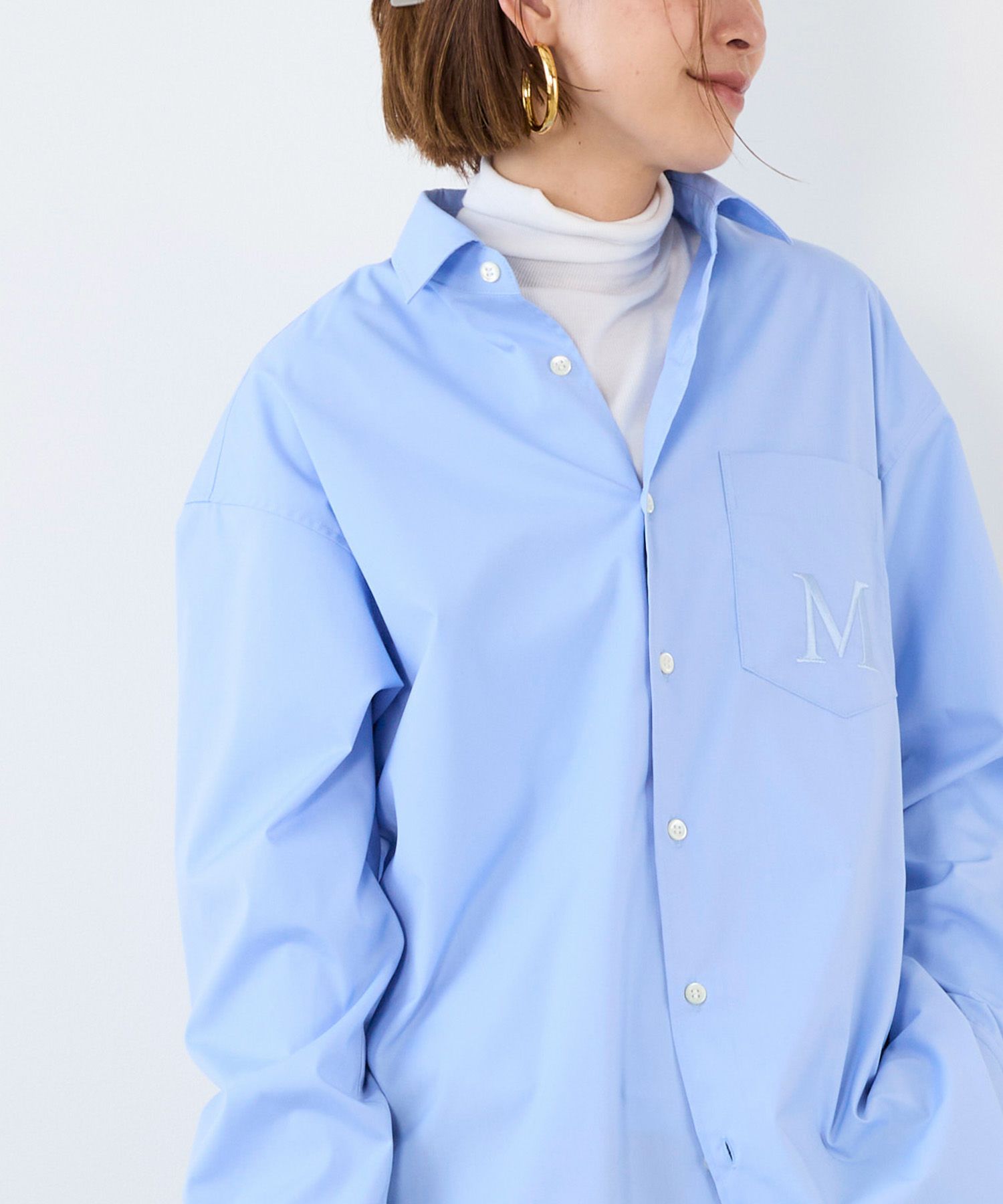 センソユニコ⁂長袖プルオーバー　チュニック　タートルネック　立体ペイント　絵の具 50%off]テレコタートルネックプルオーバー/012540933201 | MICA&DEAL