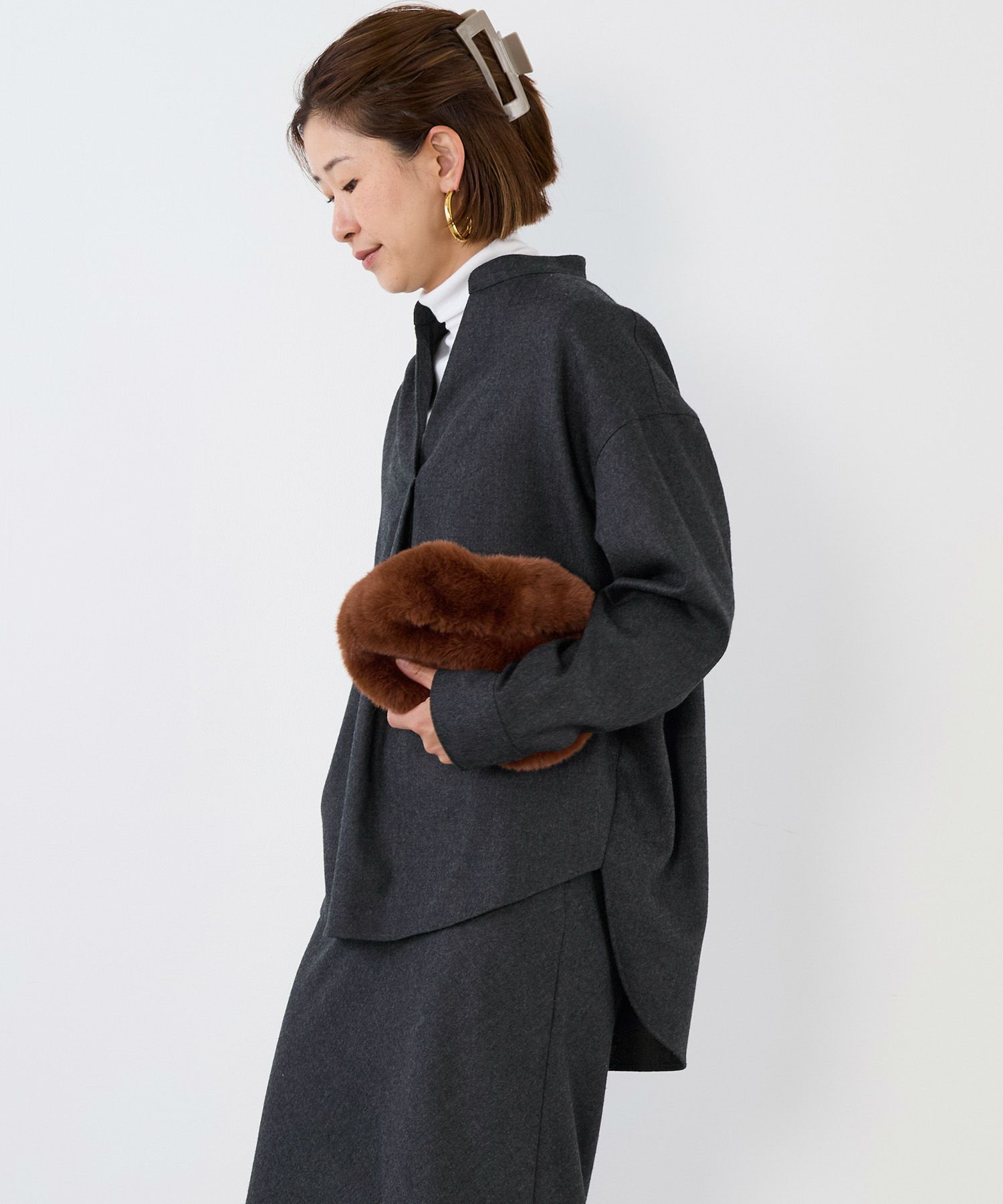 50%off]テレコタートルネックプルオーバー/012540933201 | MICA&DEAL