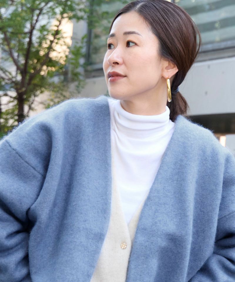 【極美品】アミ アレクサンドルマテュッシ ウール ニット タートル M ホワイト 中古・古着通販】AMI Alexandre Mattiussi (アミアレクサンドルマ