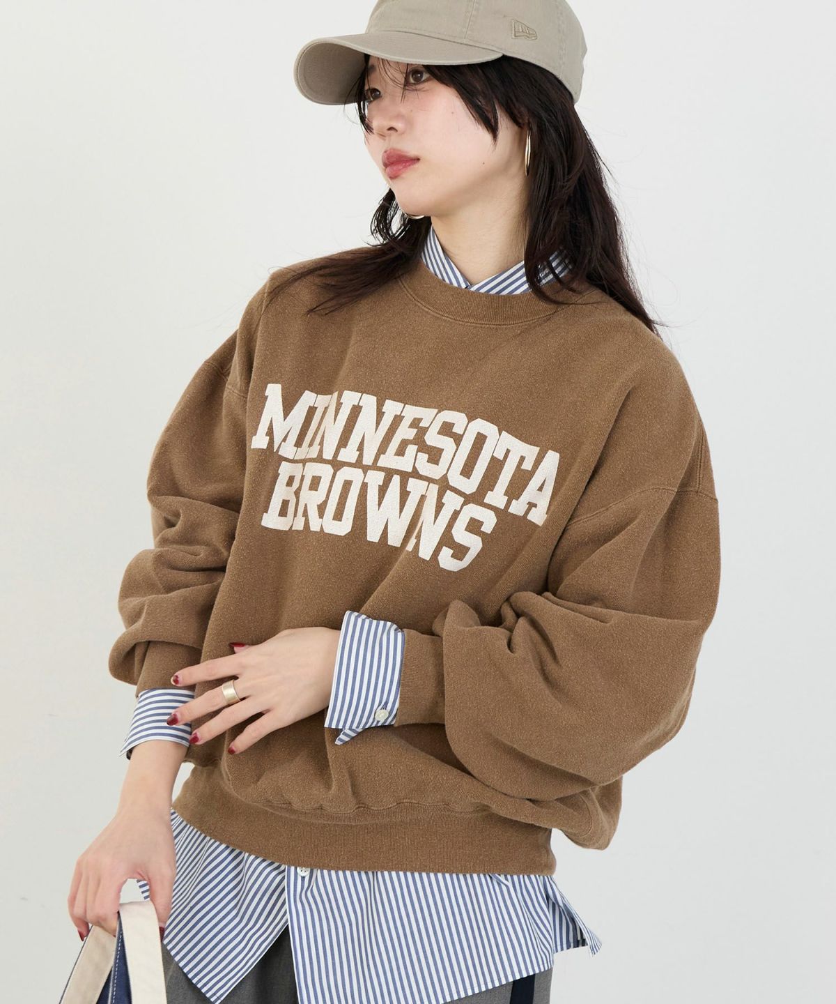 大人気❣️ハグオーワーレミレリーフコラボWOLS ブラウン スウェット 大人気❣️ハグオーワーレミレリーフコラボWOLS ブラウン スウェット