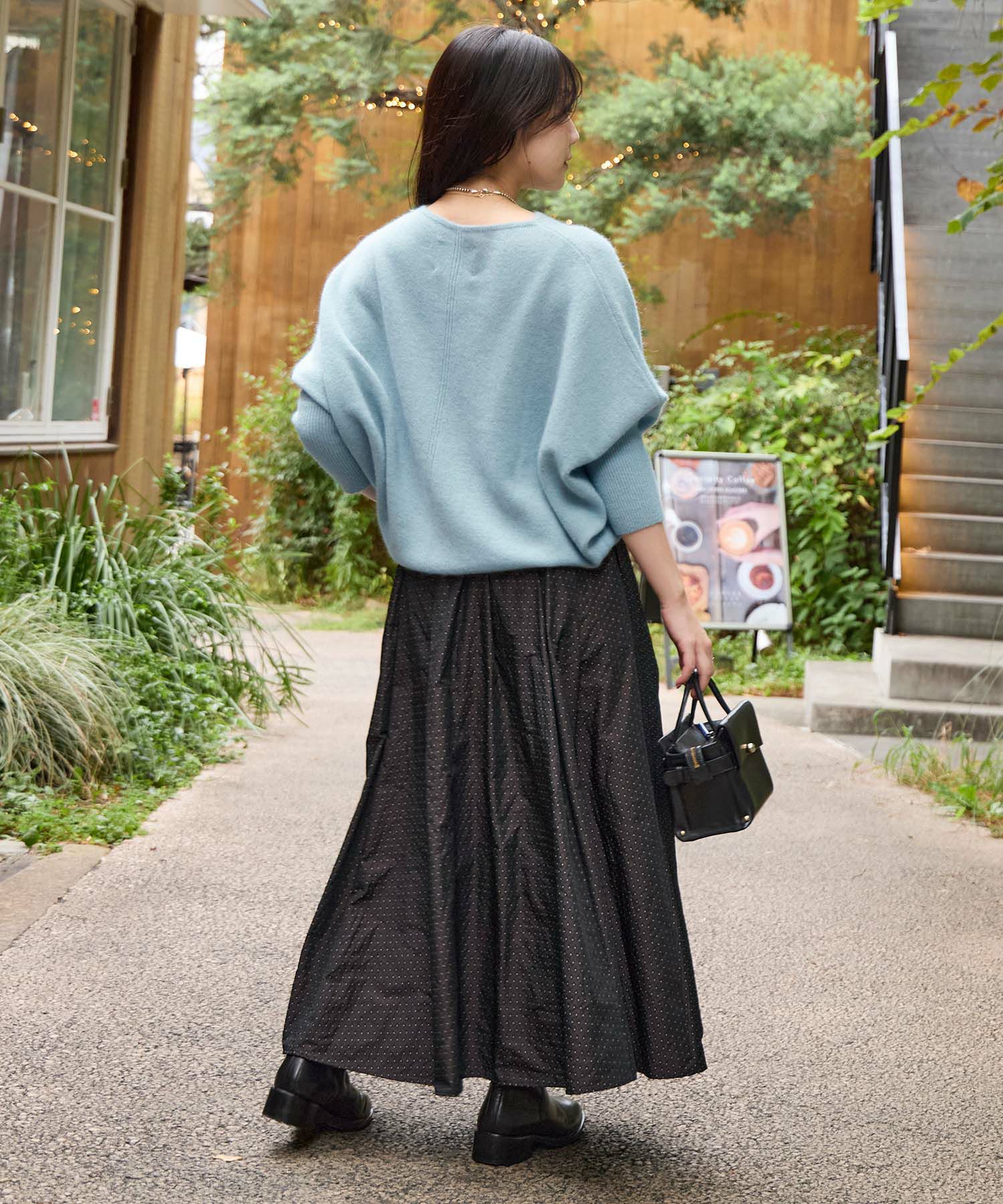 50%off]ドット柄タックギャザースカート/012540234701 | MICA&DEAL