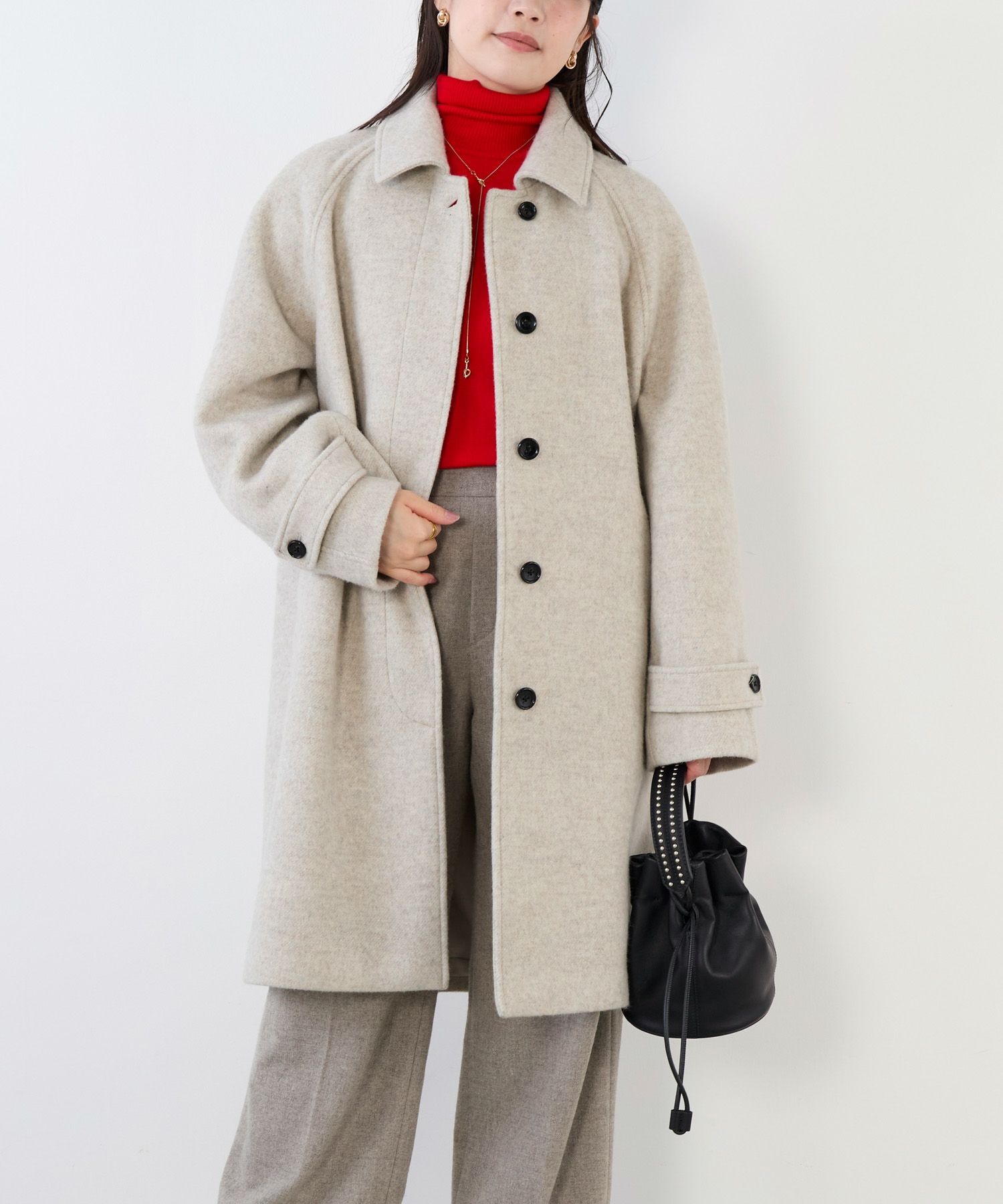 30%off]ステンカラーウールコート/0125407354 | MICA&DEAL ONLINE STORE