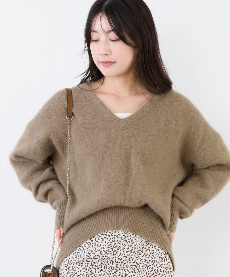 50%off]ラクーンVネックニットプルオーバー/0125408339 | MICA&DEAL