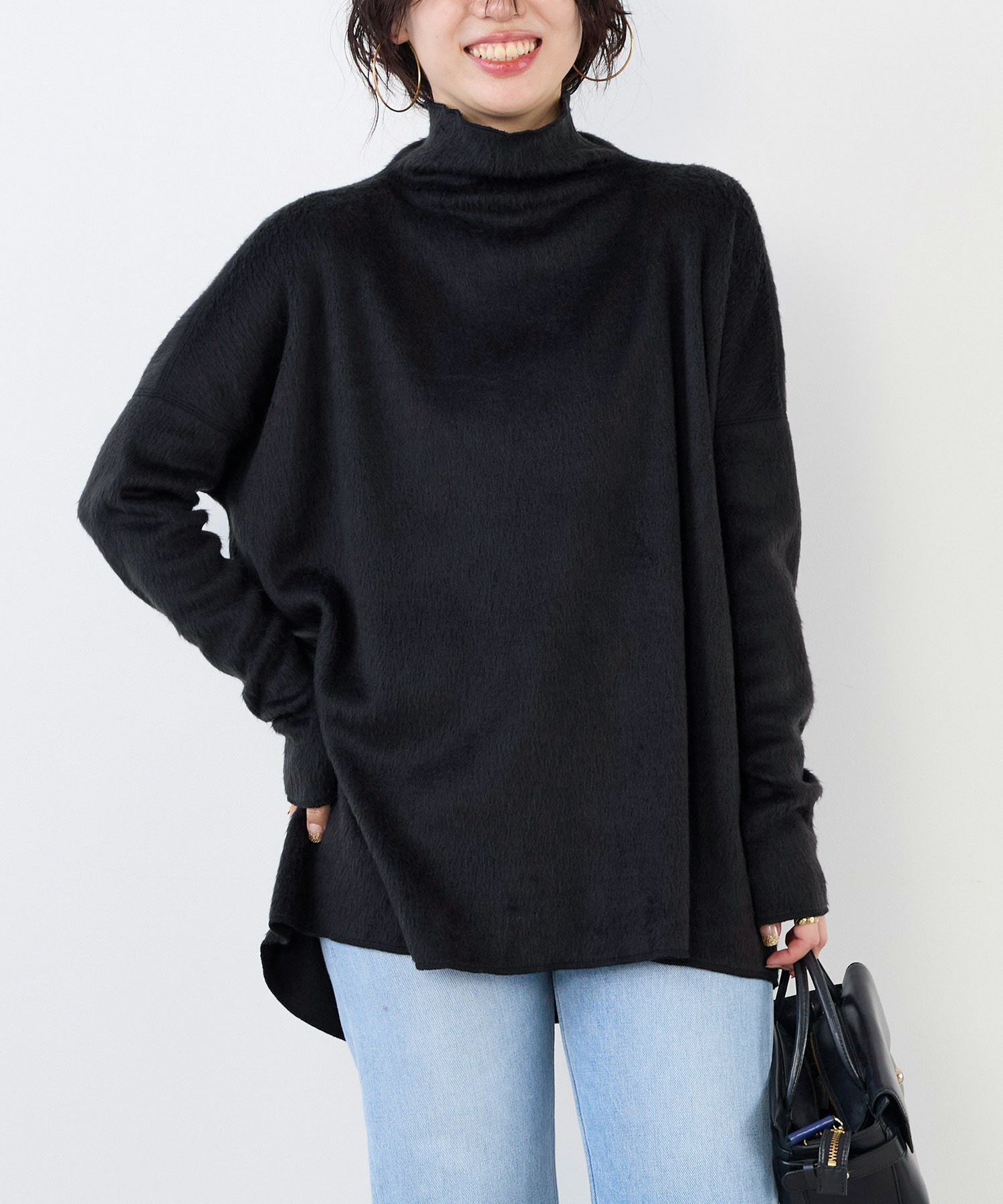 新品未使用 タグ付♡ノーブル シャギーハイネックプルオーバー 新品未使用 タグ付♡ノーブル シャギーハイネックプルオーバー