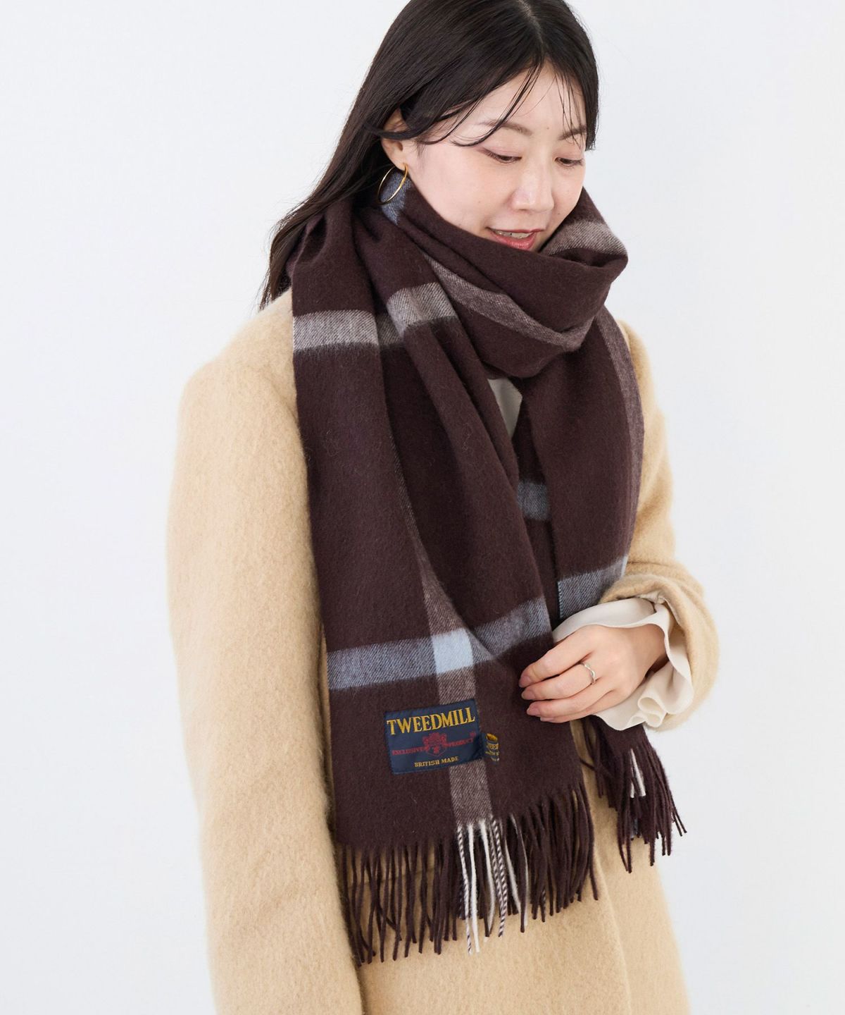 巻物 103 メリノウール混ガーゼマフラー ヒトマキ | [Cotton Index] | | 今治