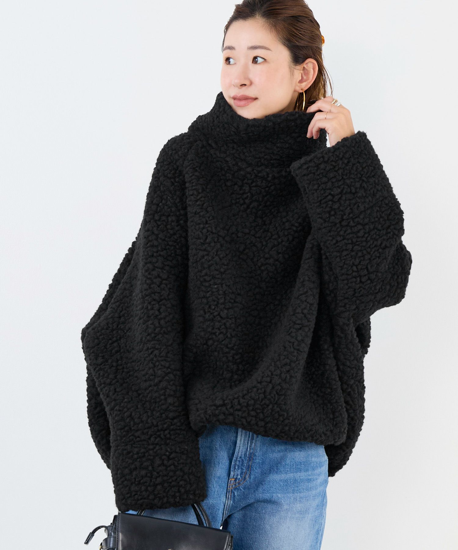 COGTHEBIGSMOKE】ハイネックボアプルオーバー-MEGAN HIGH NECK TOP