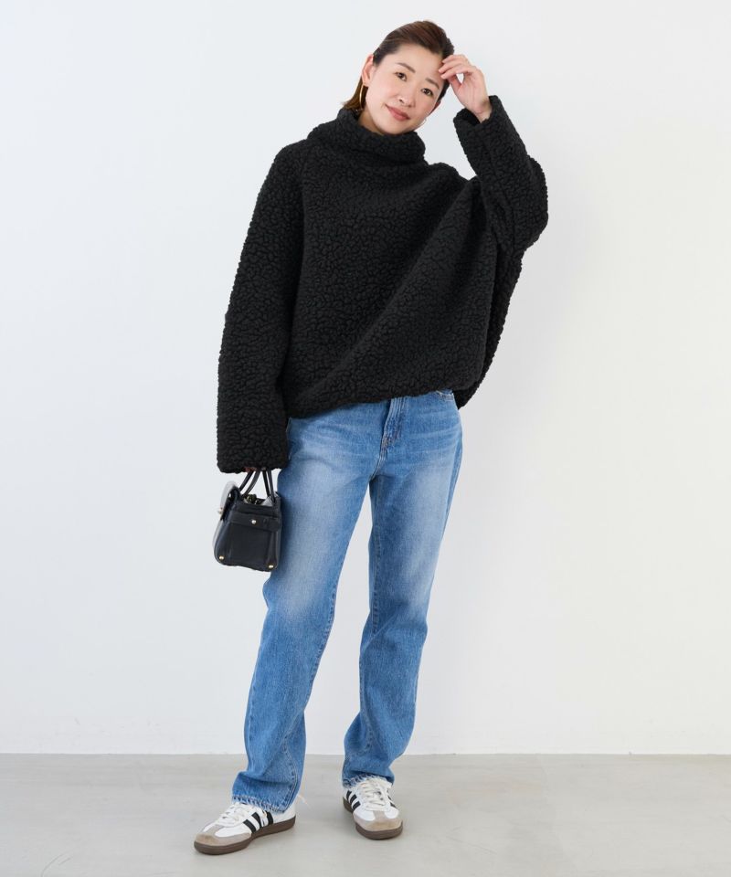 30%off]【COGTHEBIGSMOKE】ハイネックボアプルオーバー-MEGAN HIGH