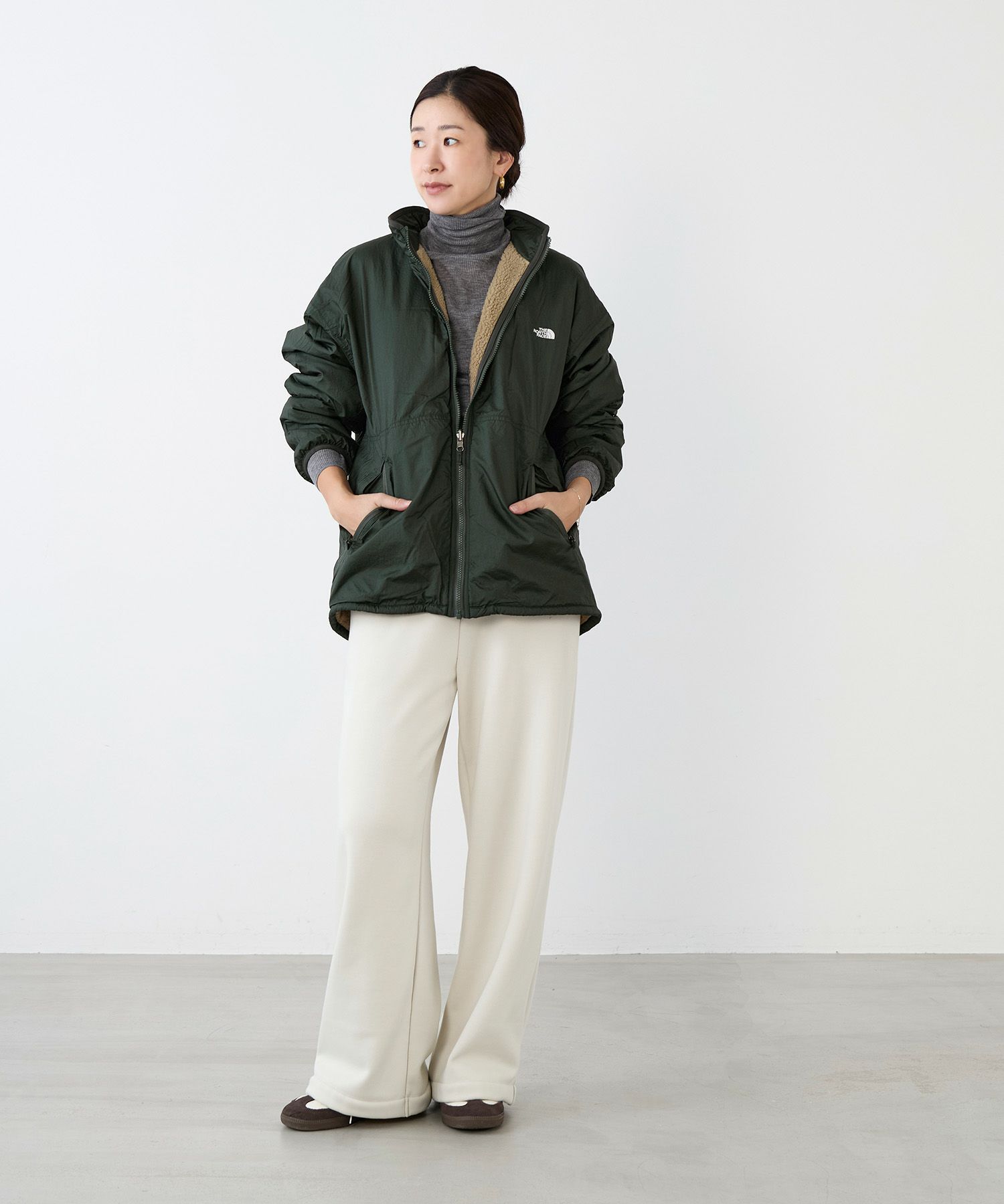 【新品未使用】サイズ2 レディース フリースブルゾン ラッセルノ 2001 高身長 ボアフリースブルゾン （トールサイズ） 通販【ニッセン】