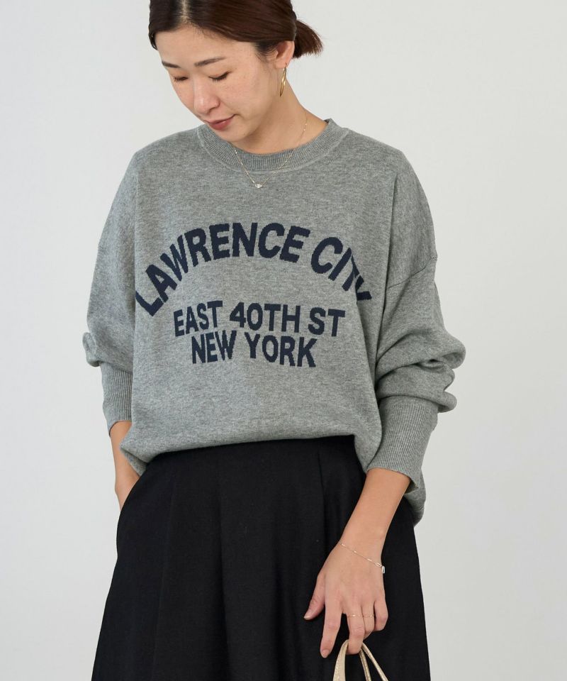 ロゴウールジャガードニット/0125408398 | MICA&DEAL ONLINE STORE