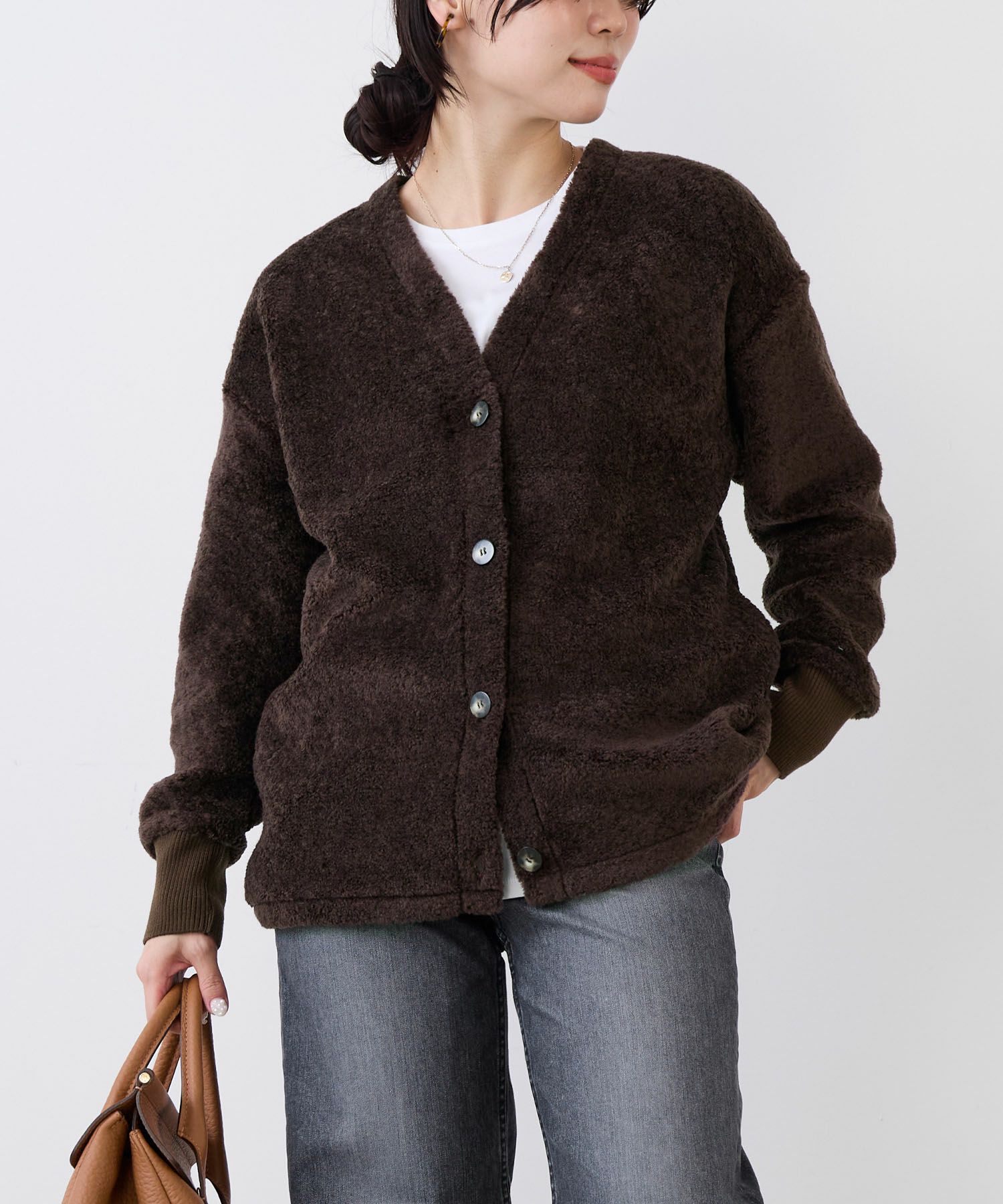 30%off]プードルボアカーディガン/0125409399 | MICA&DEAL ONLINE STORE