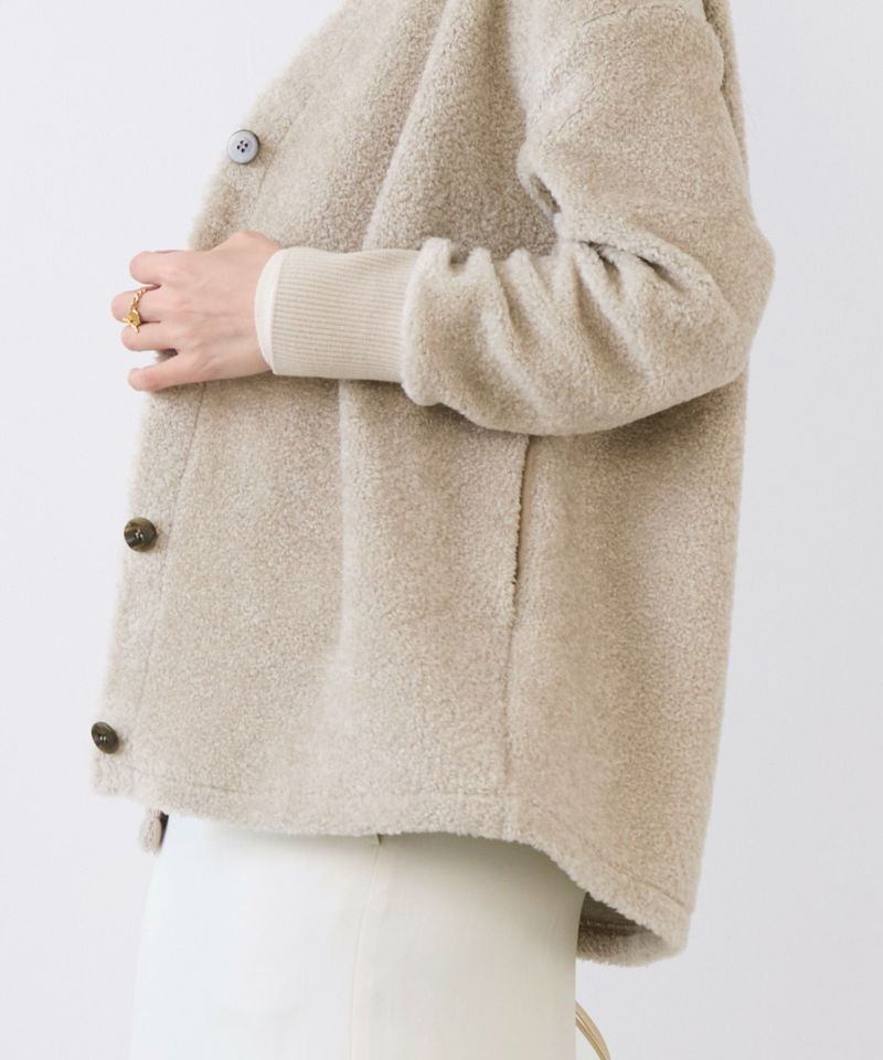 プードルボアカーディガン/0125409399 | MICA&DEAL ONLINE STORE