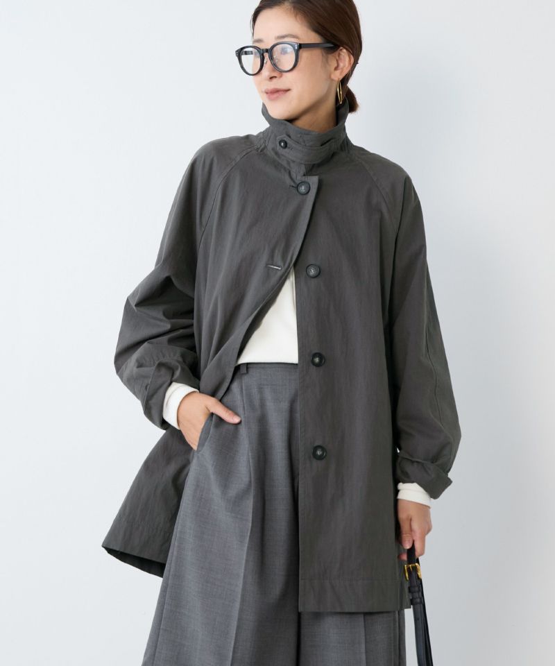 予約】ステンカラーハーフコート | MICA&DEAL ONLINE STORE
