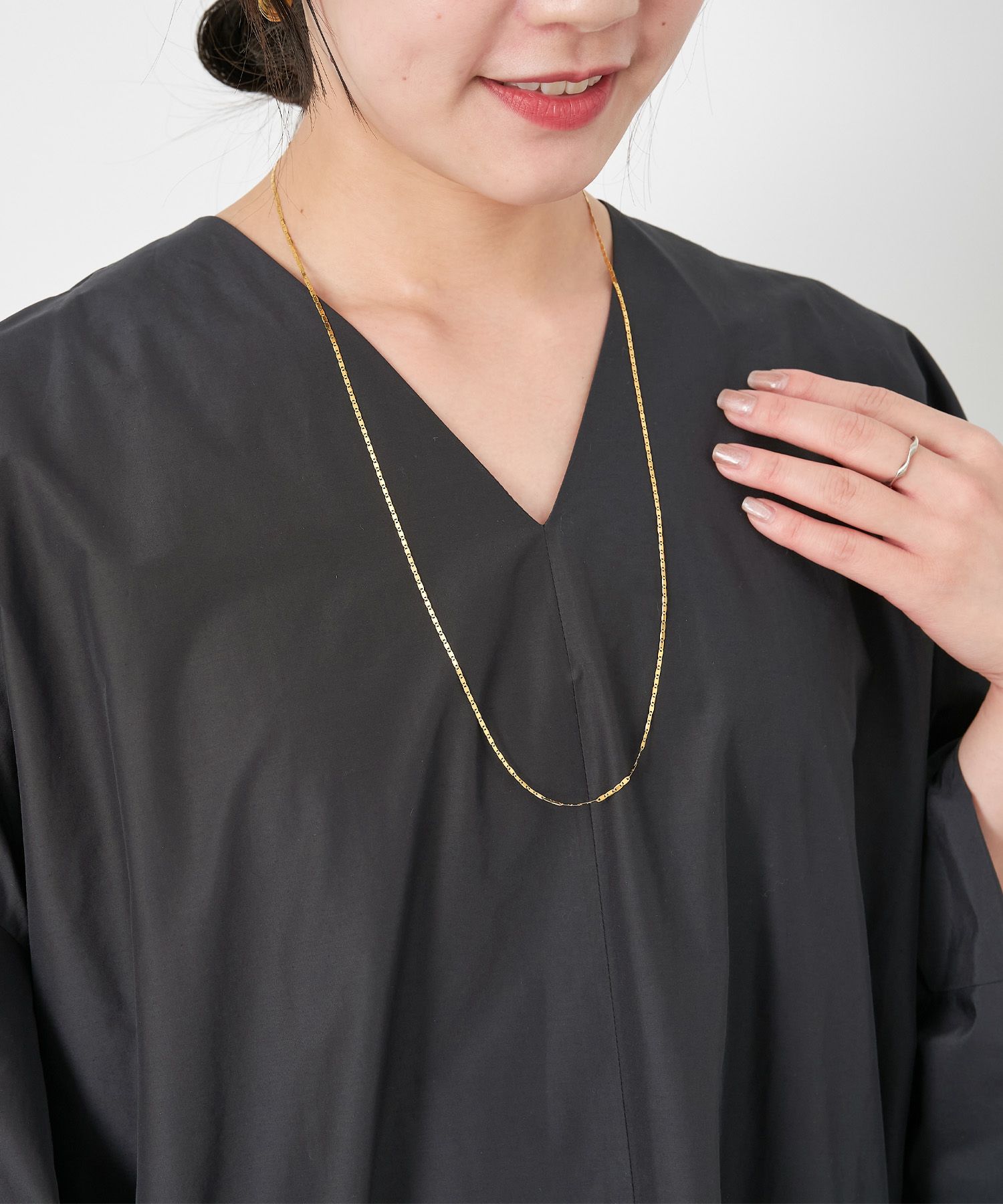 MARIA BLACK】ゴールドチェーンネックレス-Karen Necklace GLD