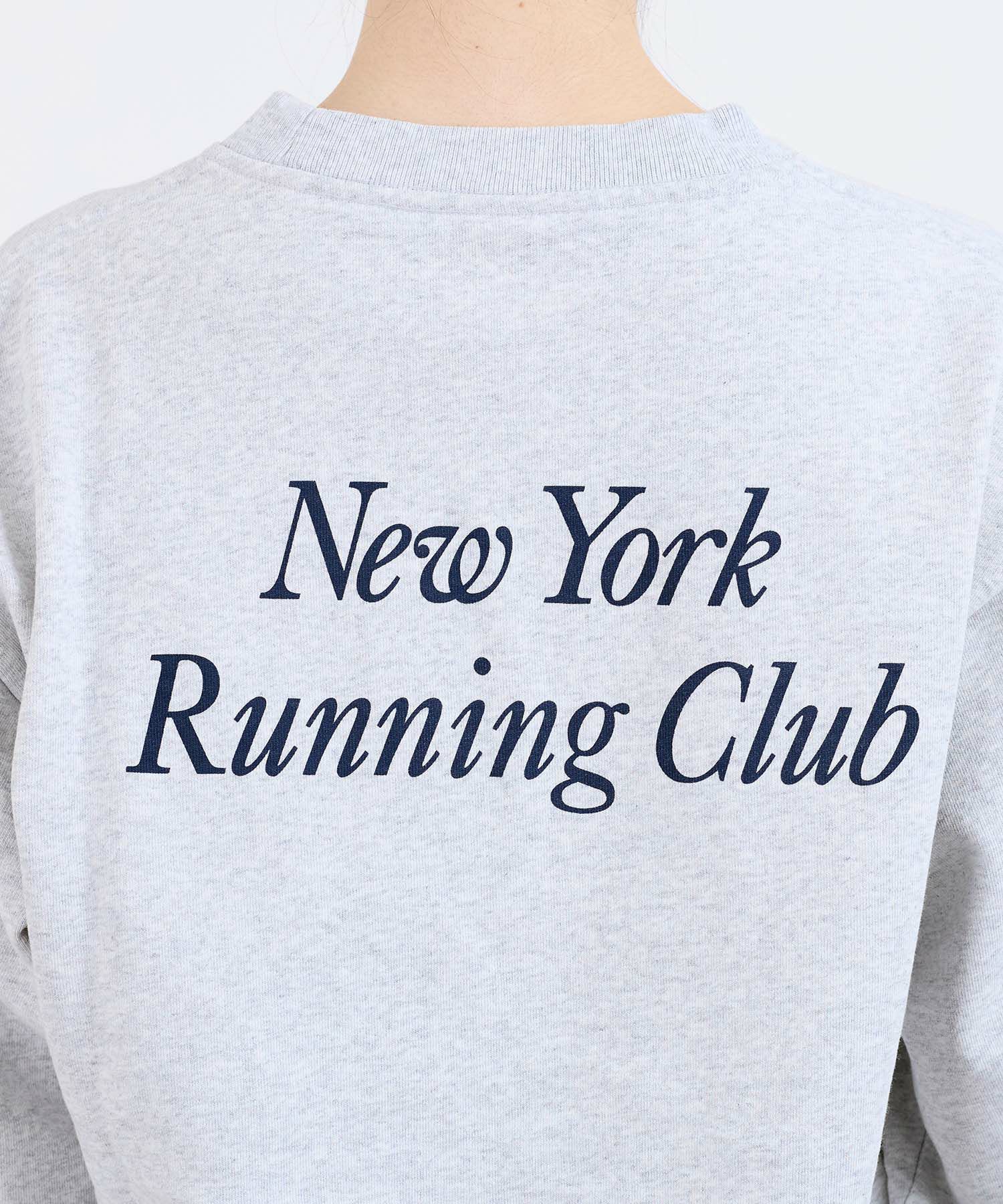 SPORTY & RICH】裏起毛ロゴスウェット-Run Club C/N | MICA&DEAL