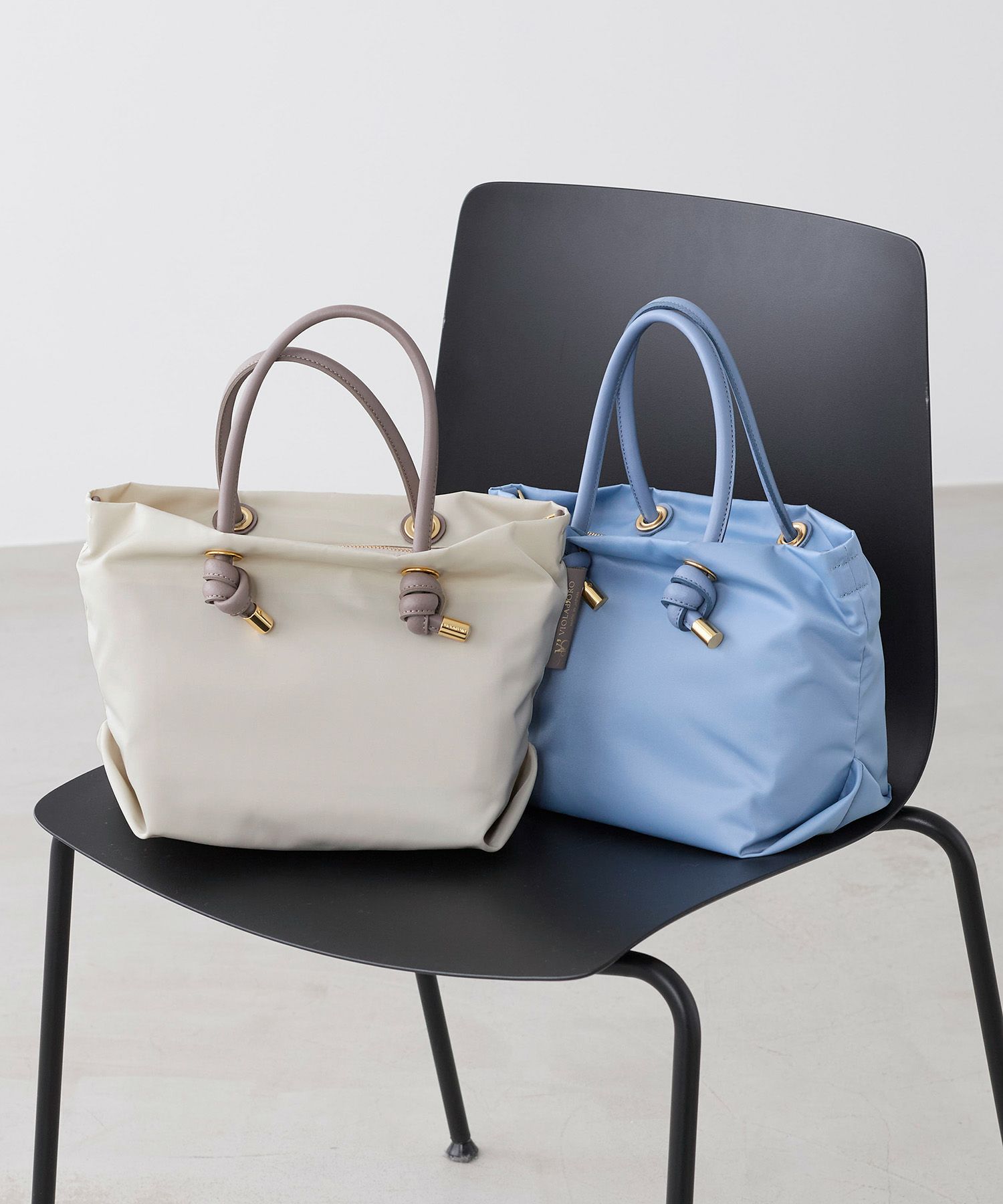 VIOLAd’ORO ナイロン バッグ VIOLAd'ORO】ナイロントートバッグ-BIANCA | MICA&DEAL ONLINE STORE