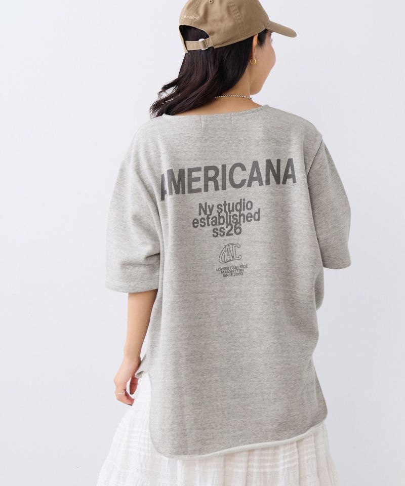 AMERICANA】別注-バックロゴ裏毛スウェット | MICA&DEAL ONLINE STORE