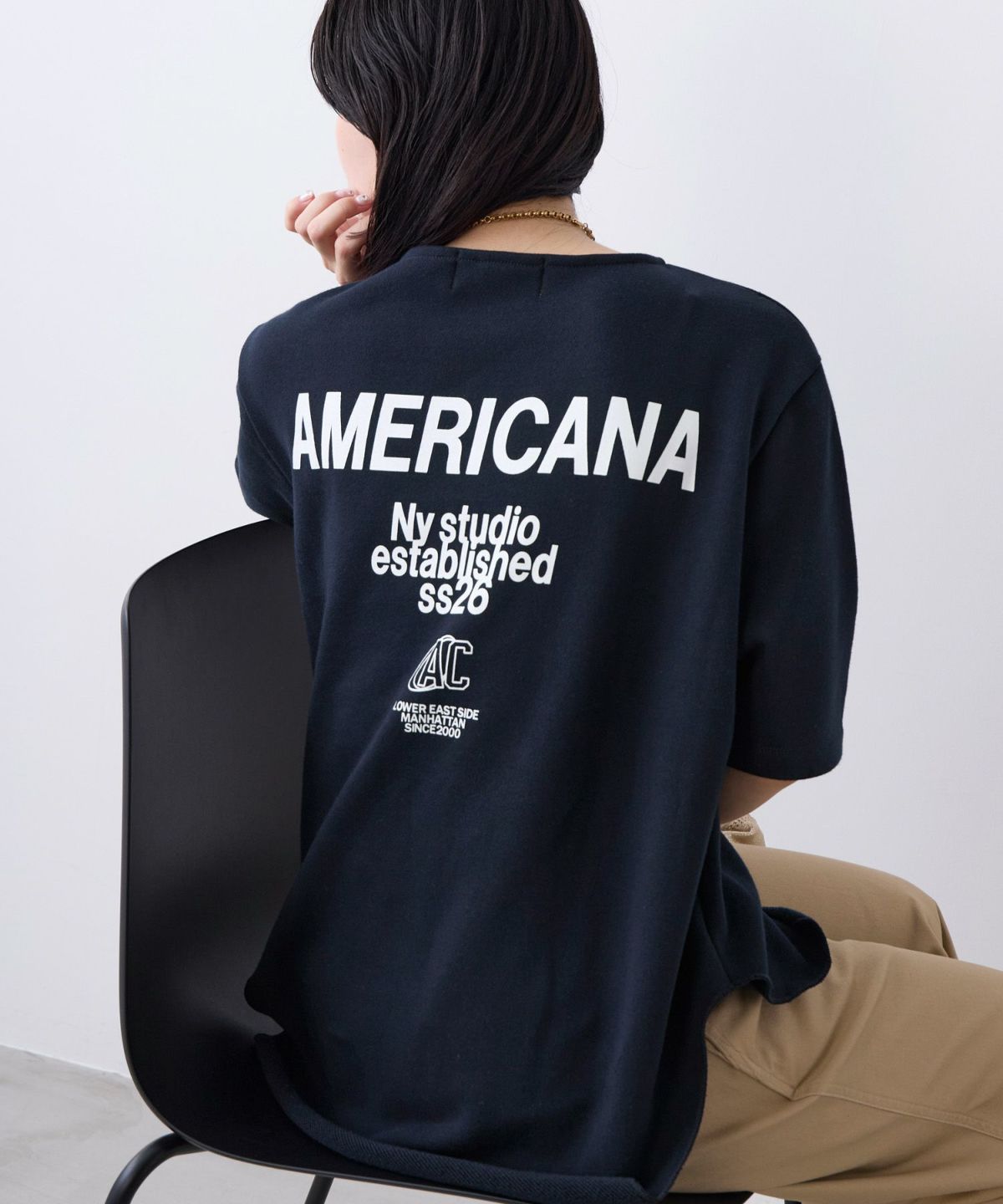 AMERICANA】別注-バックロゴ裏毛スウェット | MICA&DEAL ONLINE STORE